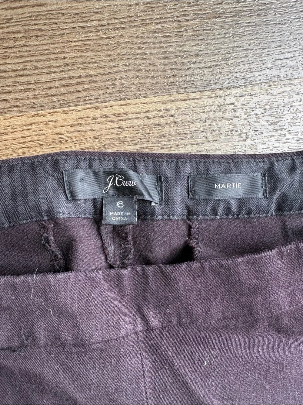 J. Crew Black Martie Pants
